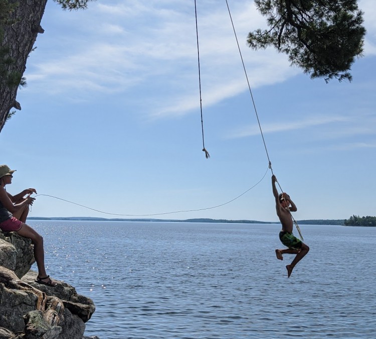 Echo Island Rope Swing - Voyageurs National Park (Kabetogama,&nbspMN)